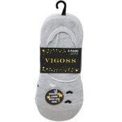 Wholesale - 5pk VIGOSS GIRLS MULTICOLOR LINER SOCKS C/P 60, UPC: 842873150785